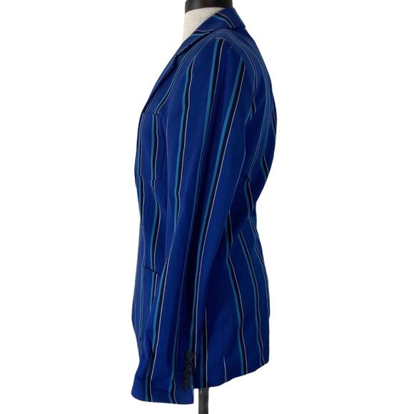 Blue striped boating blazer, NEW Jack Wills Ordway unisex preppy academic jacket - Picture 4 of 10